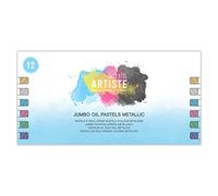 Artiste Jumbo Oil Pastels - Metallic - Pack of 12