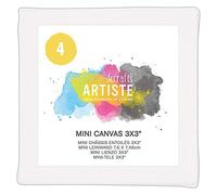 Artiste Mini Canvases 3x3" - 4 Pack