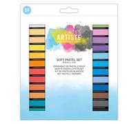 Artiste Soft Pastels, 24 Pieces, Multicoloured, Single Art Set, Drawing Pastel Crayons for Art and Craft, Ideal Art Supplies for Students and Home, Creative Drawing Set with Pastels for Art