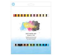 Artiste Soft Pastels 36 Coloured Pieces, Art, Craft, Drawing, Doodling, Sketching, Colouring, Crayon, Chalk Alternative, Mixed Media Materials for Art and Craft Tool Supplies Set, Artist, Kids Art