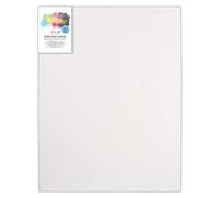 Artiste Stretched Canvas, 380gsm, White, 14x18", Triple Primed, Wooden Frame Painting, Perfect Canvas for Painting, Art Supplies for Acrylic Paint & Canvas Wall Art, Combine with Art Set & Paint Set