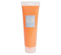 Artiste Water-Soluble Block Printing Ink, Fluorescent Orange 300ml, for Block Printing, Lino Printing, Linoleum, Screen Printing, for Artists Kit, Printmaking Art Paint Ink Supplies, Water-Based