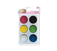 Artiste Watercolour Paint Blocks 6 Colours Assorted DOA 771005