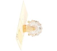 Artistic 3D Observation Wheel Popup Card with Shimmering Gold for Memorable Moments Tender Anniversary