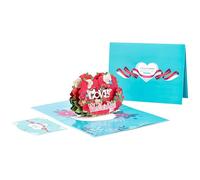 Artistic 3D Popup Greeting Card Sustainable Paper Surprise for Romance Surprises Valentine Birthday Wedding Occasion Paper