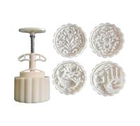 Artistic 4Pcs Chinese Themed Cake Molds with 3D Fish, 125g | 125G 150 200G Size ABS Materials Food Grade for Kitchen Use Easy to Clean Reusables