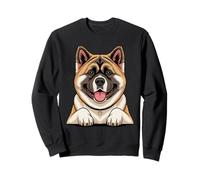 Artistic Akita Puppy Japanese Canine Guard Working Akita Sweatshirt