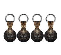 Artistic And Lion Silicone Protective Case Compatible with Airtag Funny GPS Tracker Accessories for Luggage Pet Collar