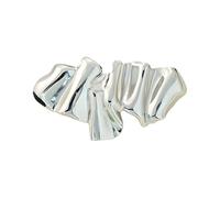 Artistic Angel Pleated Brooch Stainless Steel Crafted Design for Fashion Forward Look Suitable with Attires Everyday Jewelry Pin