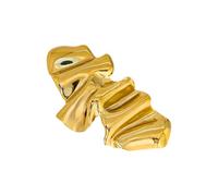 Artistic Angel Pleated Brooch Stainless Steel Crafted Design for Fashion Forward Look Suitable with Attires Everyday Jewelry Pin