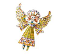 Artistic Angel Wing Shape Brooch Fashionable Alloy Accessory for Jackets Scarf Angelic Girl Wing Brooch
