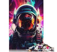 Artistic Astronaut Puzzles for Adults 1000 Pieces Puzzles for Adults & Teenager Age 12 Years Up Christmas Eve Gifts 1000pcs (38x26cm)