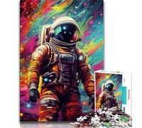 Artistic Astronauts 1000 Pieces Jigsaw Puzzles for Adults And Teens,Toys Educational Games Stress Relieving Wall Decoration (38x26cm)