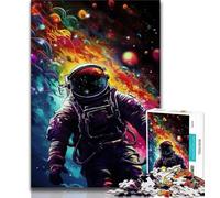 Artistic Astronauts JigsawPuzzle 1000 Pieces for Adults,Family Game Stress Reliever Difficult Challenge Great Gifts And Toys 38x52cm