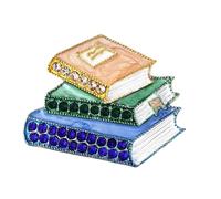 Artistic Book Shaped Enameled Rhinestones Brooch for Cultural Expression and Fashion Enthusiasts Seeking Unique Jewelry Fashion Pin