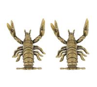 Artistic Brass Lobster Door Handles Unique Style for Home and Office Decoration, 2pack (B)