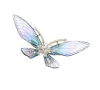 Artistic Brooch Butterfly Design, High Quality Acrylic Materials, Stylish Lapel Pin Accessory for Daily Use or Formal Occasions Fashion Women Accessory, Einheitsgröße, As described