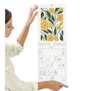 Artistic Calendar 2025 - Visual Agenda New Graphics, Inspirational Contemporary Works, Annual Design Organisation, Support For Aesthetic Paper, Interior Exhibition Living Room