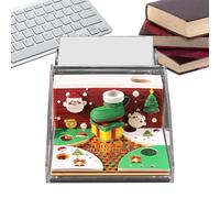 Artistic Calendar - Christmas Planner with 3D Desk Notepad with Cover | Ideal for Daily Planning, Planning Monitoring, Housework,
