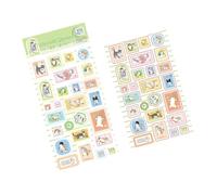 Artistic Cats Face Die Cut Label for Bullets Journals Planners Reusable Adhesive Sticker with Multiple Emotion Designs Unique Cats Journaling Sticker