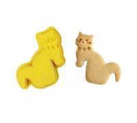 Artistic Cats Shape Baking Molds with Perfect for Creative Dessert and Party Treat User Friendly Baking Tool