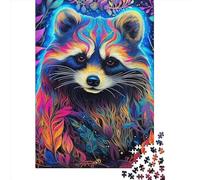 Artistic Civet Cat Puzzle Jigsaws 1000 Pieces for Adults & Teenager Age 12 Years Up Christmas Eve Gifts 1000pcs (38x26cm)
