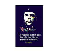 Artistic Color Che Guevara Celebrity Quote Poster Canvas Poster Wall Art Decor Print Picture Paintings for Living Room Bedroom Decoration Unframe:12×18inch(30×45cm)