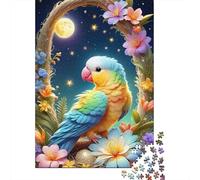 Artistic Colorful Parrot Jigsaw Puzzle 1000 Piece Jigsaw Puzzles For Adults Teenager Wooden Puzzles Toy Game Explore Creativity And Problem Solving 1000pcs (75x50cm)