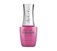 Artistic Colour Gloss Soak Off Gel Nail Polish, Not Your Sugar Mama, 15ml, Pink Shimmer Finish, Professional Grade