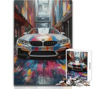 Artistic Cool Sports Car Adults 1000 Pieces Puzzle Strategic Thinking Learning Game Ideal Meaningful Gift for Any Event Size 38x26cm