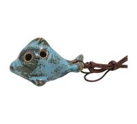 Artistic Crackle Glaze Ceramic Ocarina C Tunes Small Ocarina Musical Gift Learning Folk Instruments Crackled Glaze