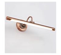 Artistic Display Lamp 8W LED Bathroom Light 455MM Red Bronze Europe Mirror Lamp Gold Bedroom Wall Lighting American Design for Artistic Portraits
