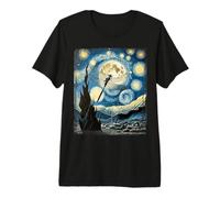 Artistic Dragonfly Stuff Van Gogh Starry Night Dragonfly Premium T-Shirt