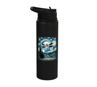 Artistic Dragonfly Stuff Van Gogh Starry Night Dragonfly Stainless Steel Insulated Water Bottle