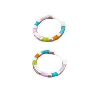 Artistic Drip Oil Drop Earring In Multi Colors Modern Minimal Hoops Copper Base Comfortable Wear Trendy Women Accessories Colorful Hoop Earring
