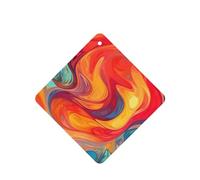 Artistic effect colorful Car Air Fresheners Cards 4 Pcs Long Lasting Car Fresheners Gifts for Men Women Auto Aromatherapy Tablets Hanging Scented Card Rearview Mirror Pendant