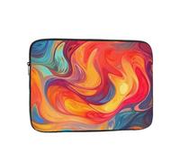 Artistic Effect Colorful Laptop Case 13 inch, TSA Laptop Sleeve Shockproof Protective Notebook Case Water Resistant Computer Carrying Cover Briefcase Handbags Men Women Computer Bag