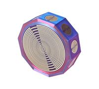 Artistic Electromagnetic Oscillator Radiation Purification with Gold Plated Disks Symmetrical Design Spiritual Artifact