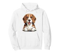 Artistic English Scent Hunter Beagle Pullover Hoodie