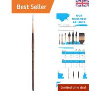 Artistic Excellence: Neptune Size 1 Short Handle Watercolor Brush, Design