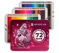 Artisto Premium Watercolor Pencils | Set of 72, Quality 3.5mm Soft Core Leads, Water-Soluble Pencils, Perfect for Beginner & Advanced Artists