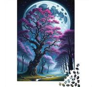 Artistic Fantasy Tree Puzzle Fun Activity for at Home Premium Cardboard Jigsaw Puzzle for Adults Teen 1000pcs (38x26cm)