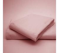 Artistic Fashionista Limited Easycare Non Iron Plain Dyed Polycotton BUNK BED FITTED SHEET - Ideal for Bunk Bed, Small Single & Caravan Bed (Pink)