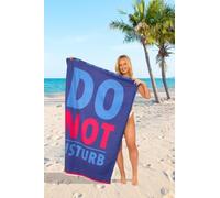 Artistic Fashionista Limited Extra Large Sand Free Beach Towels - Lightweight, Compact, Absorbent, Quick Dry for Camping, Travel, Yoga, Sports (Do Not Disturb)