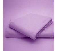 Artistic Fashionista Limited Non-Iron EASY CARE 16" (40cm) Extra Deep Fitted Bed Sheet - PERCALE Quality for Thick MATTRESS - Single, Double, King & Super King- ALL UK SIZES NEW (Single Size, Lilac)