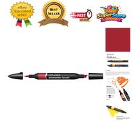 Artistic FireBrick BrushMarker - Non-Toxic, Waterproof Ink for Creative Projects