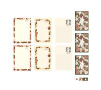 Artistic Floral Foil Stamped Writing Envelopes Sustainable Diary Valentines Day Creative Correspondence Set Foil Rose Love Letter Envelopes