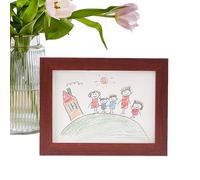 Artistic Frames for Children - Artificial Board 20 x 15 x 4 cm | Storage Frame for Artwork Display - Supports for Open Front Boxes | Artisan Storage Organizer