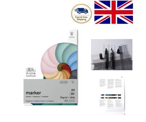 Artistic Freedom with Winsor & Newton Bleedproof A4 Paper, 50 Sheets Included
