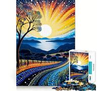 Artistic Fusion Jigsaw Puzzle 1000 Piece for Adults Stress Less Indoor Fun Home Enjoyable Night Play (38x26cm)